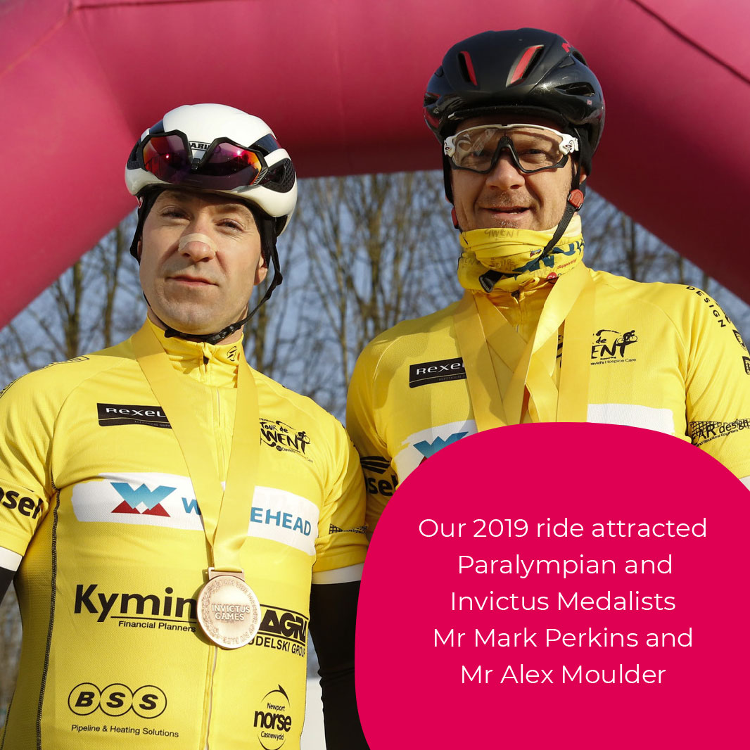 Our 2019 ride attracted Paraolympiad and Invictus Medalists Mr Mark Perkins and Mr Alex Moulder