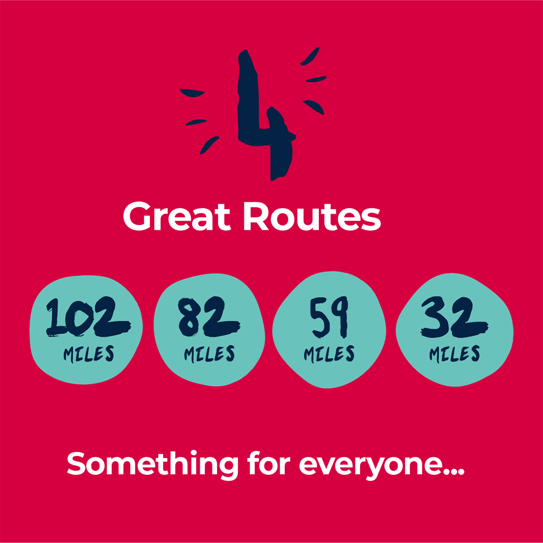 4 new routes and new distances