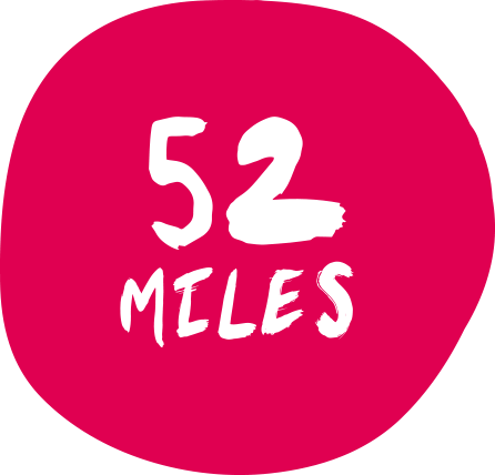 52 miles